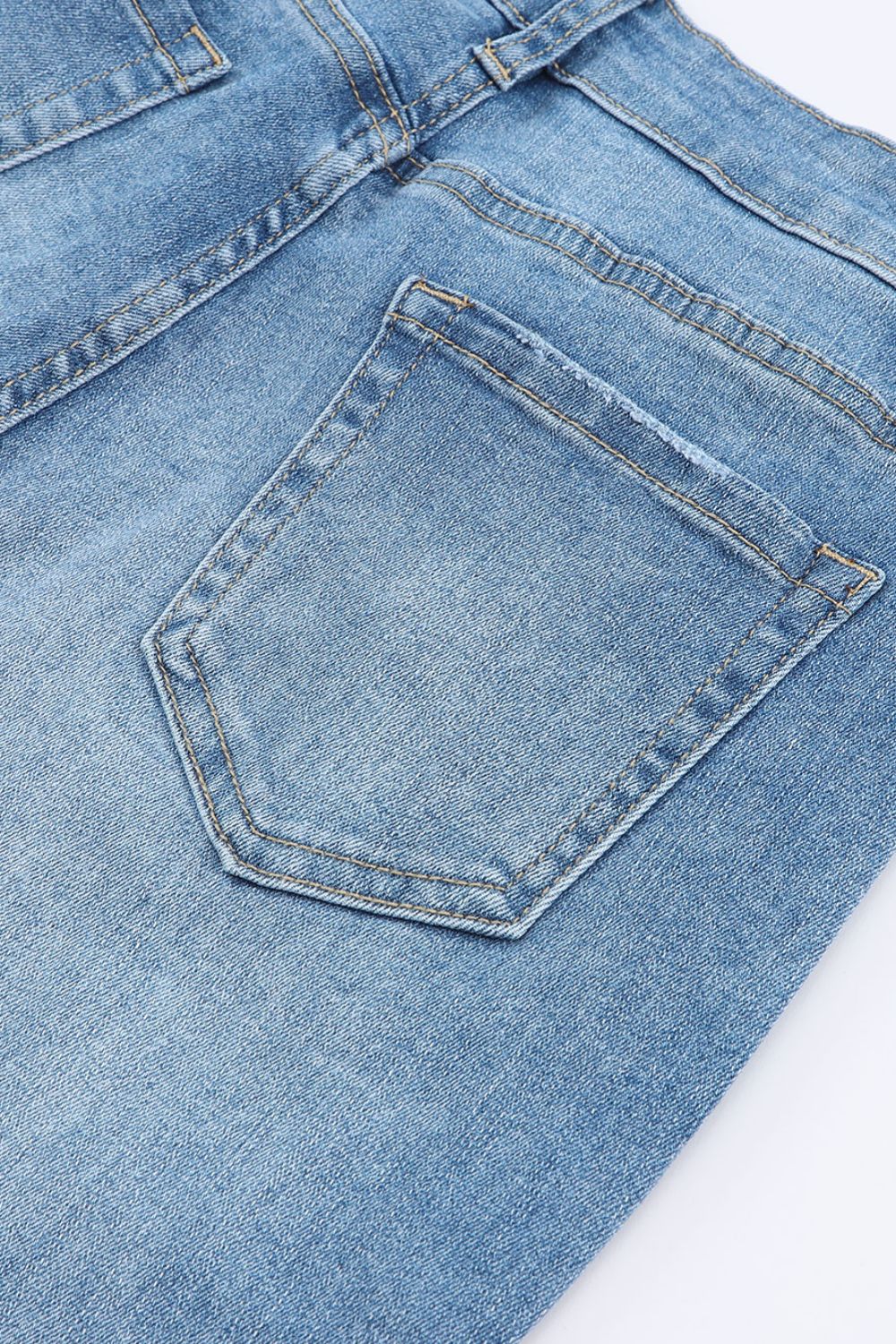JUDY BLUE High Waist Button Fly Flared Blue Jeans