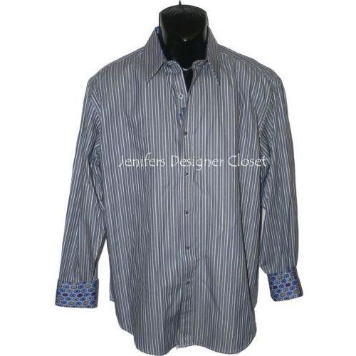 robert graham dress shirts on sale Men's Robert Graham Highland Long Sleeve Jacquard Shirt, Coral, XXL