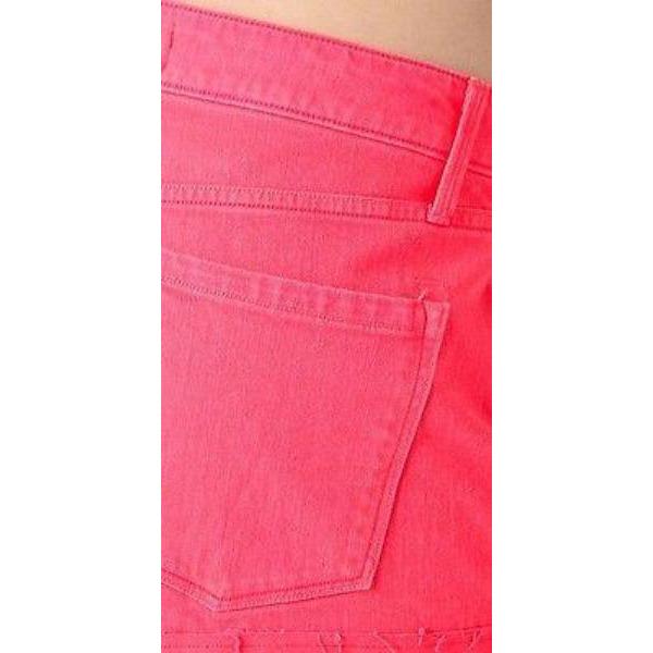 MARC JACOBS 31 denim boyfriend shorts neon Lava pink Standard Supply-Shorts-Marc Jacobs-31-Lava-Jenifers Designer Closet