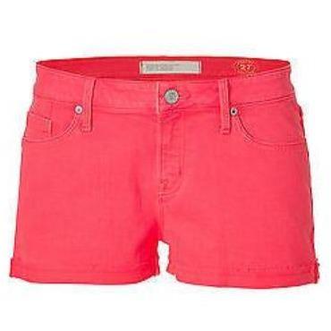 MARC JACOBS 31 denim boyfriend shorts neon Lava pink Standard Supply-Shorts-Marc Jacobs-31-Lava-Jenifers Designer Closet