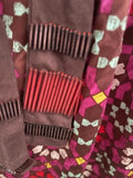 A Common Thread S wrap sash waist skirt Silk Beaded Tie $242 designer career