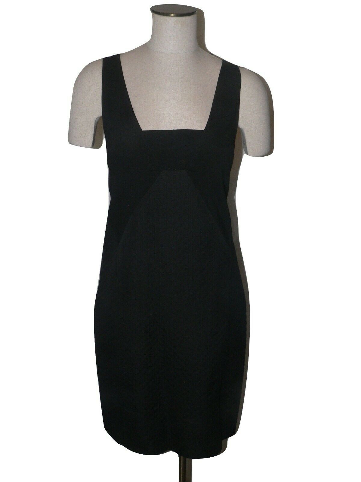 PREMISE career work casual little black dress church textured