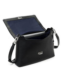 Tumi Stanton Noelle leather Messenger bag handbag purse travel laptop black