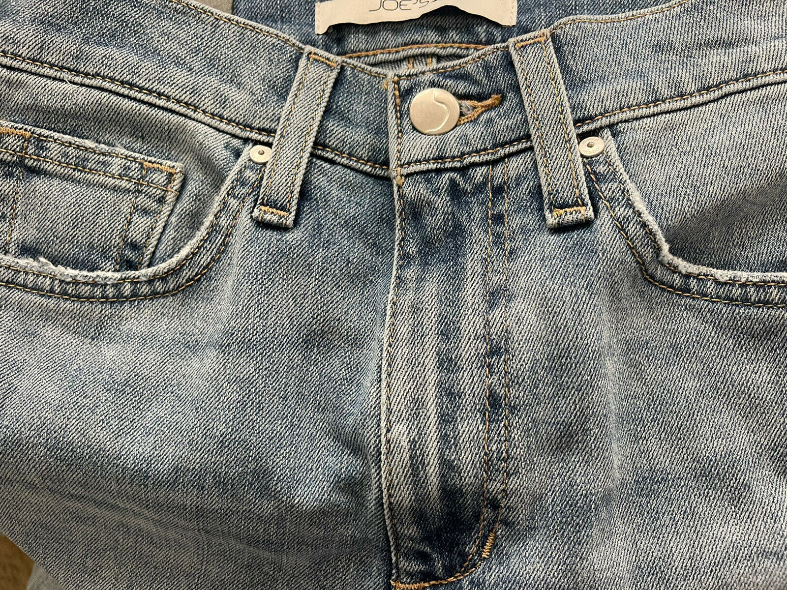 JOE'S JEANS 24 high rise ankle skinny earth conscious whiskered faded