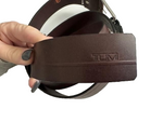 TUMI leather men's belt brown 44/110 made in France designer casual
