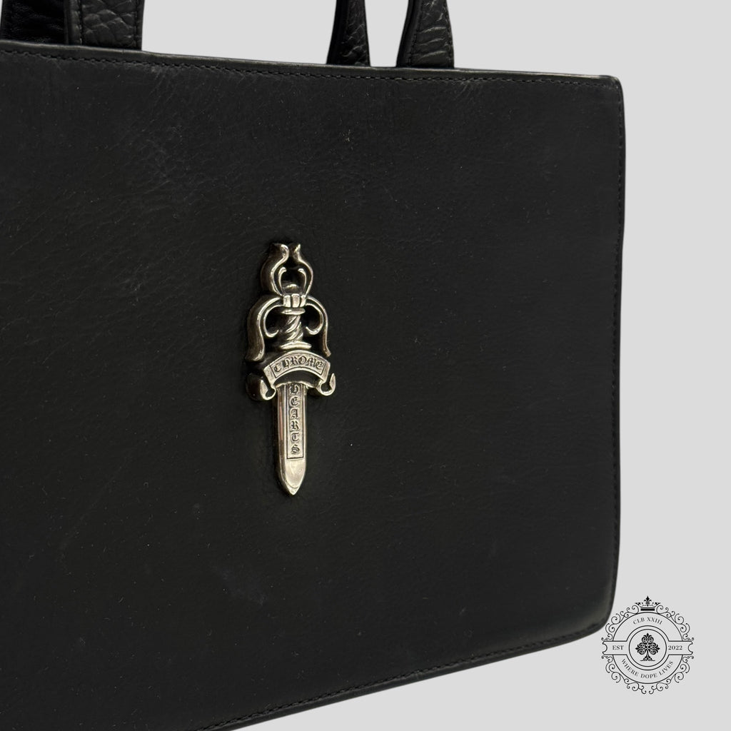 Chrome Hearts Mini Dagger Embellished Leather Tote handbag bag
