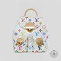 Louis Vuitton x Takashi Murakami Venice Bag in White handbag purse