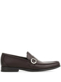 Ferragamo Men's Mocassini Caspian loafers brown silver