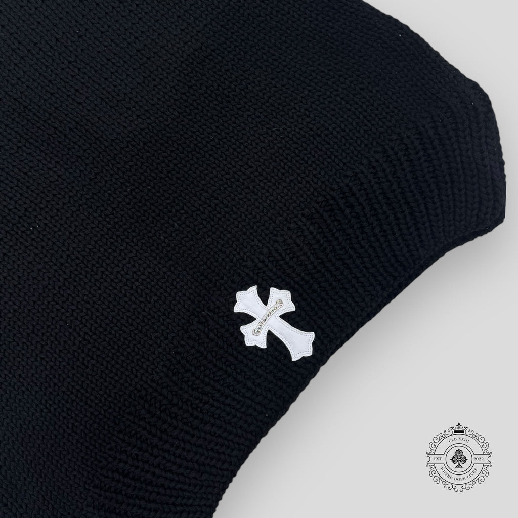 Chrome Hearts Cross Patch Knitted Sweater XL Jumper pullover Men's unisex