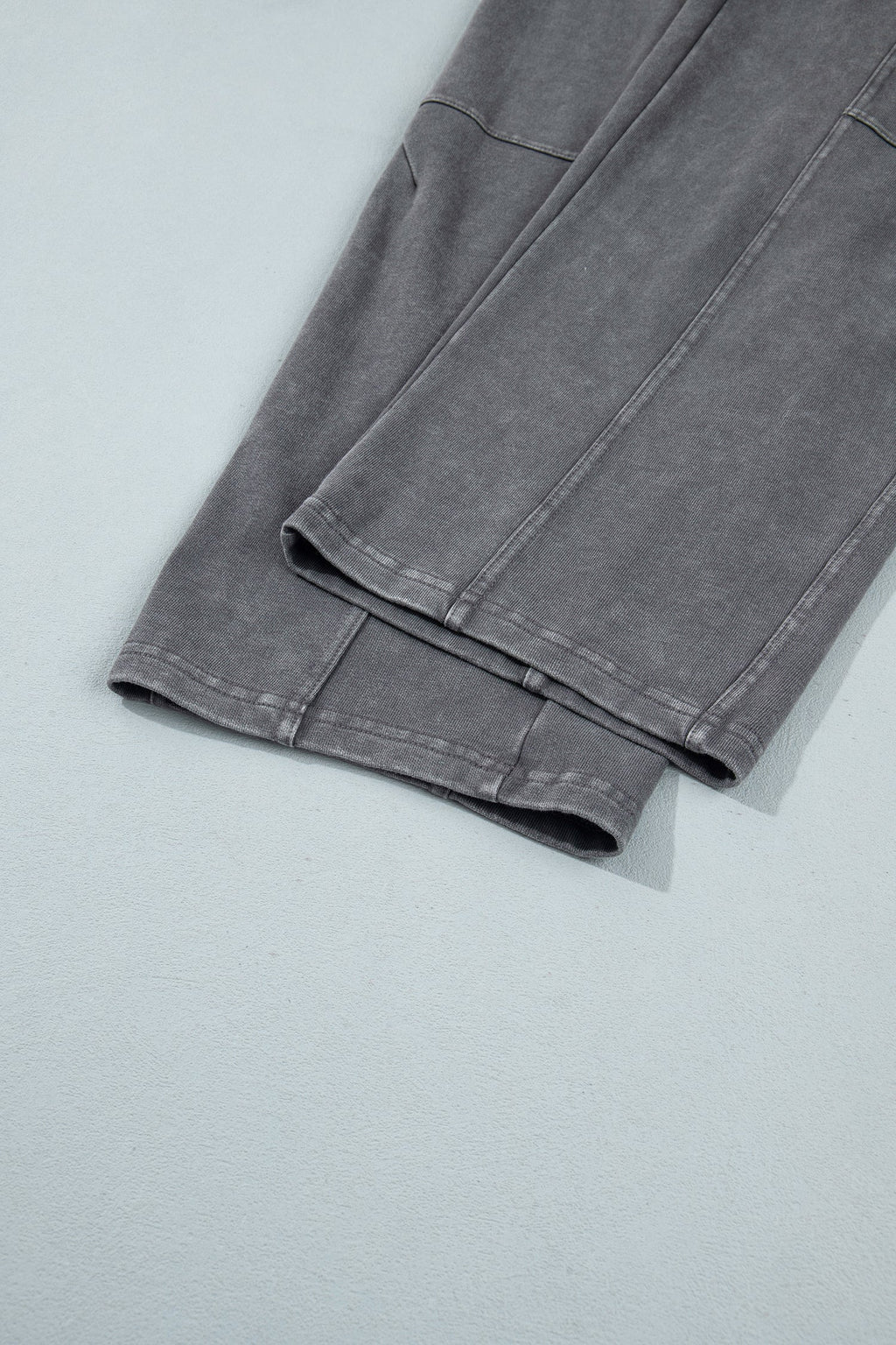 Lola Mineral Wash Seam Detail Elastic Waist Barrel Pants Indie Ladies