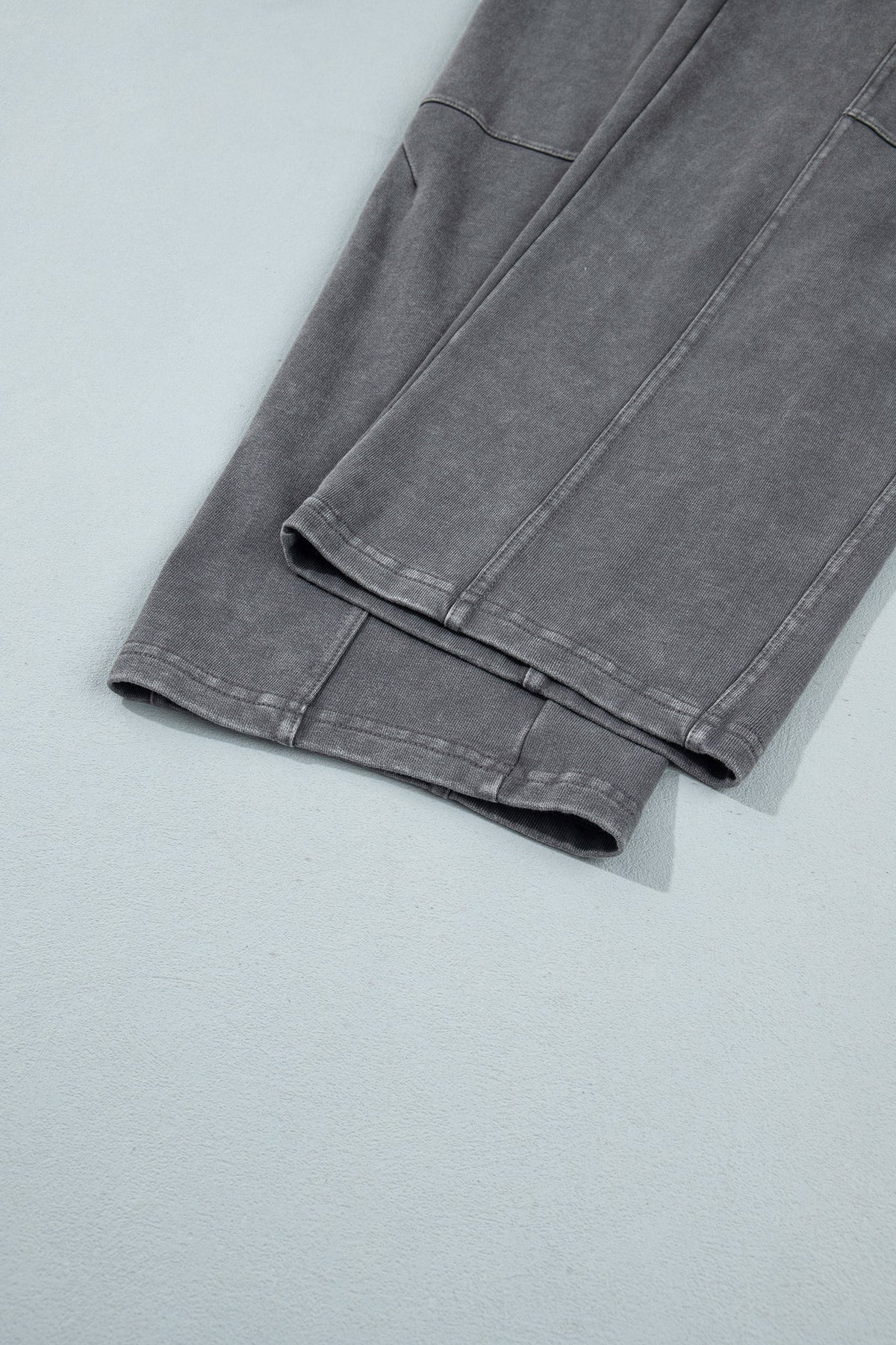Lola Mineral Wash Seam Detail Elastic Waist Barrel Pants Indie Ladies