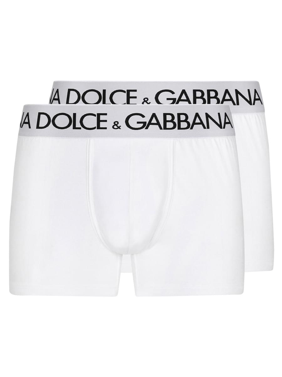 Dolce & Gabbana Men's Bi-Pack Boxer Briefs Regular underwear