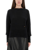 Tom Ford Boat-Neck Cashmere/Silk Sweater Ladies Black