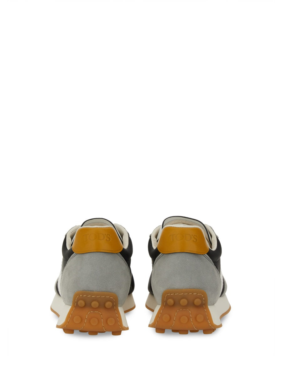 Tod's ladies "T Vintage" Sneaker black white gray shoes athletic