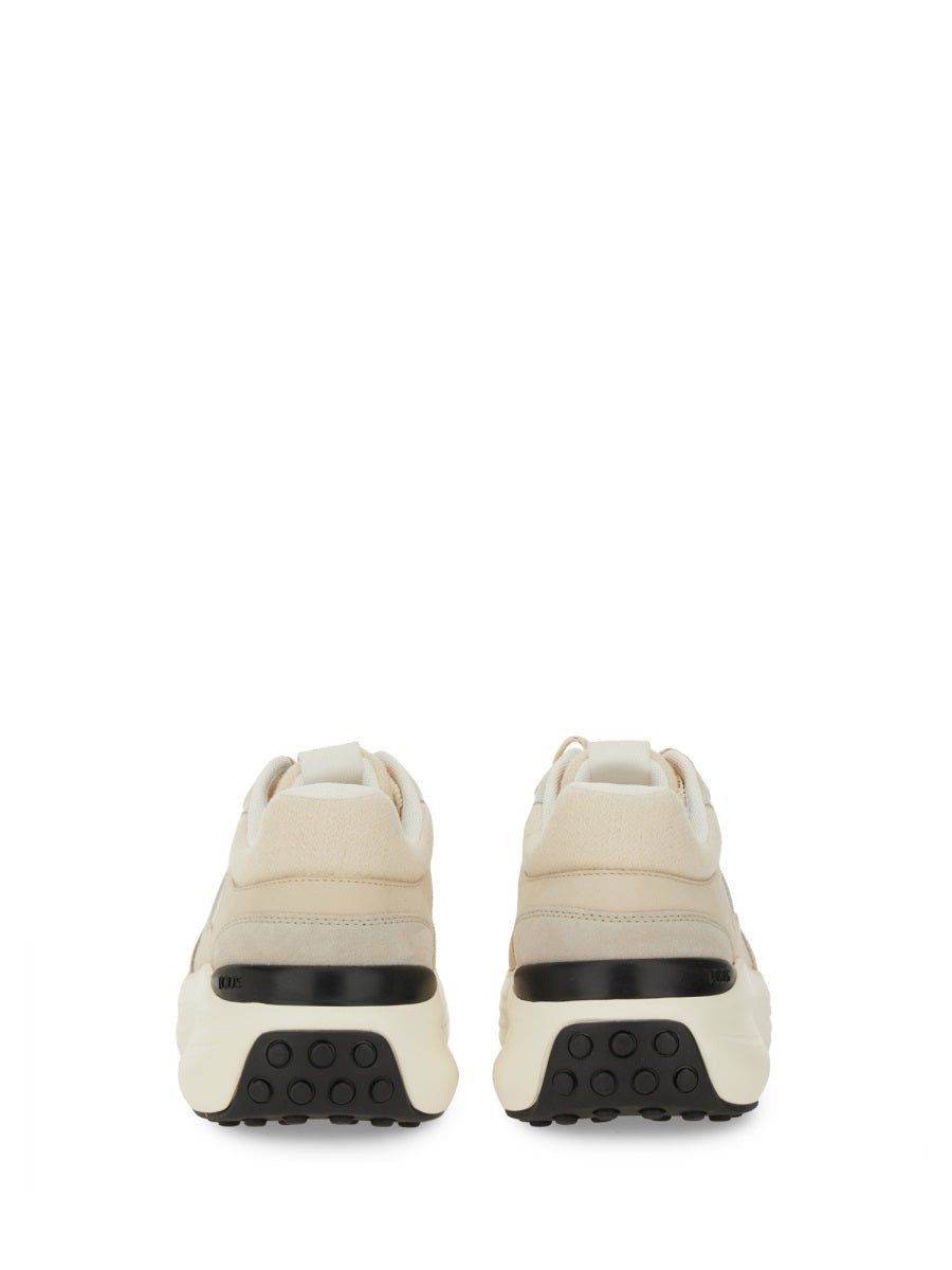 Tod's ladies Fabric And Suede Sneaker shoes athletic leather