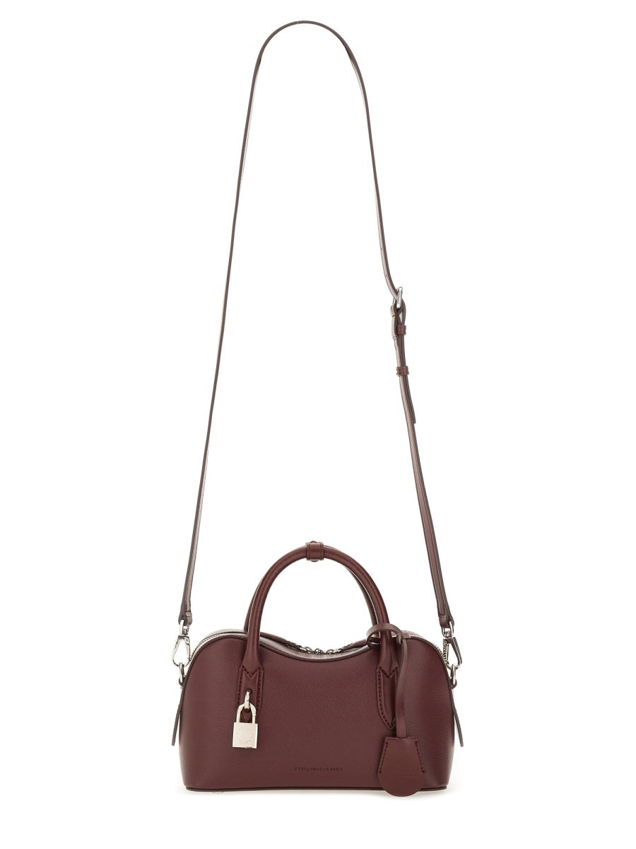 Stella Mccartney Ladies Shoulder Bag "Ryder" Handbag Purse brown silver padlock