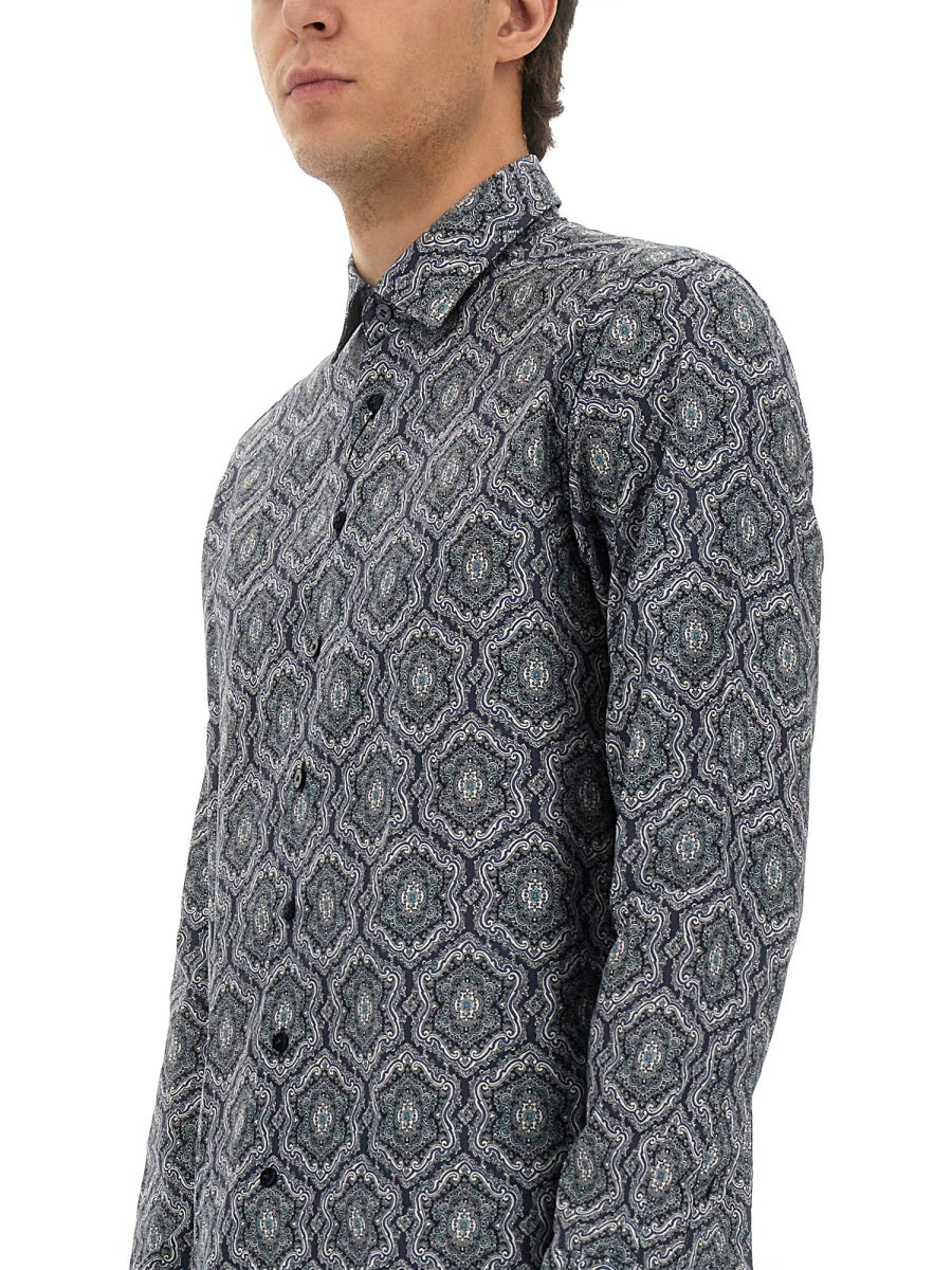 Etro Men's Cotton Shirt button front cotton designer luxe