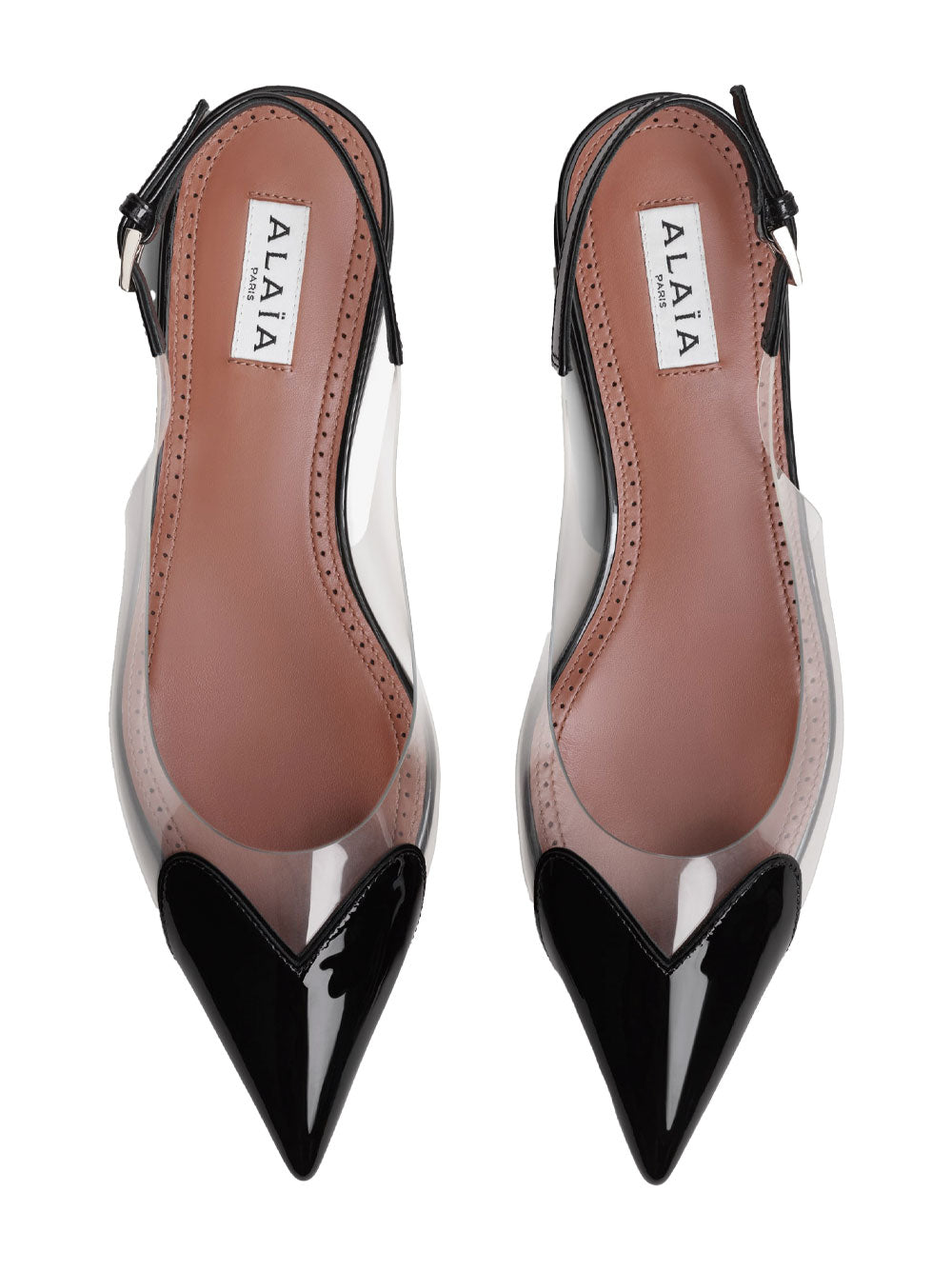 Alaia ladies Le Cœur Flat Slingbacks 36 black flats slingbacks shoes