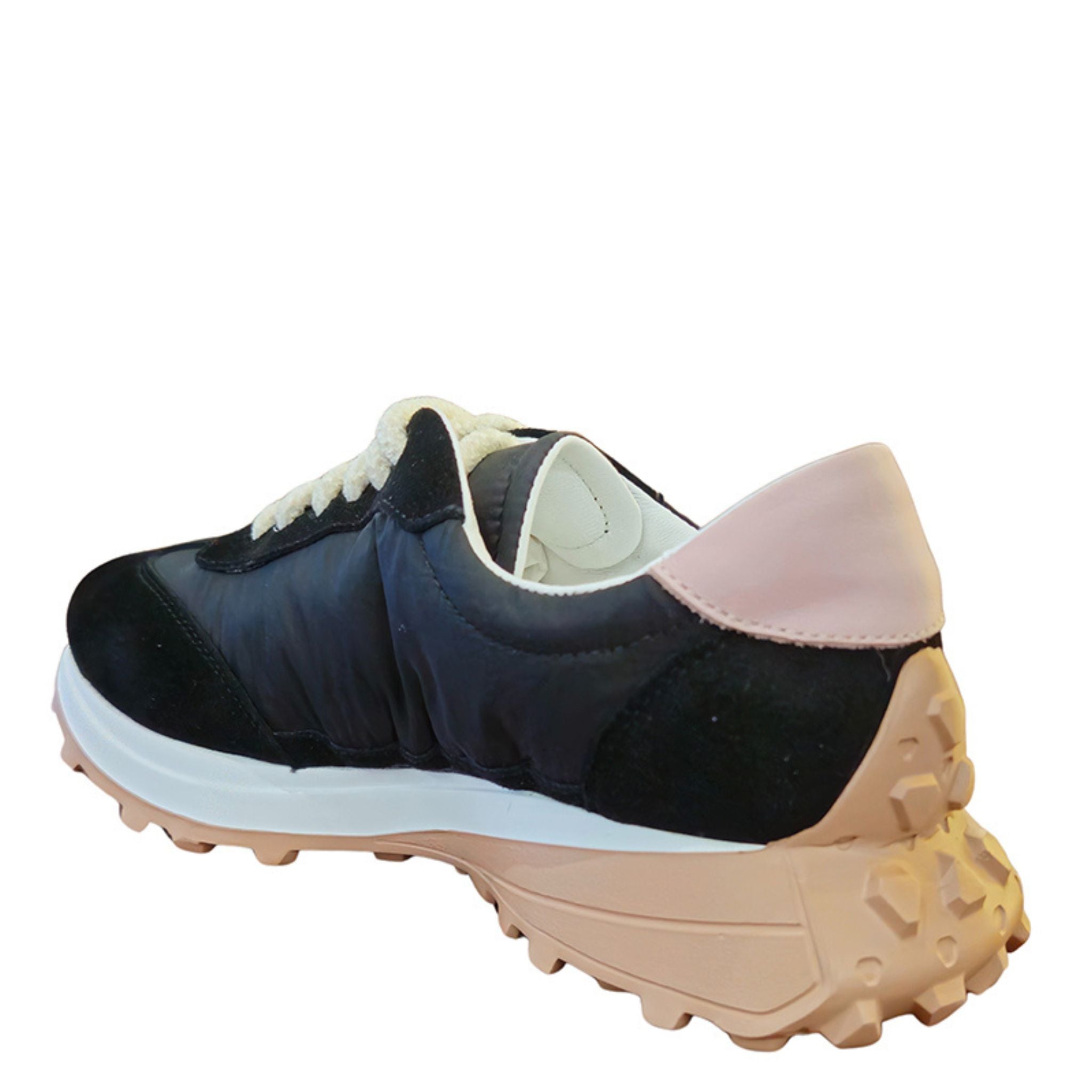 Black Star Jogger Sneaker tennis shoes Madison Maison leather pink