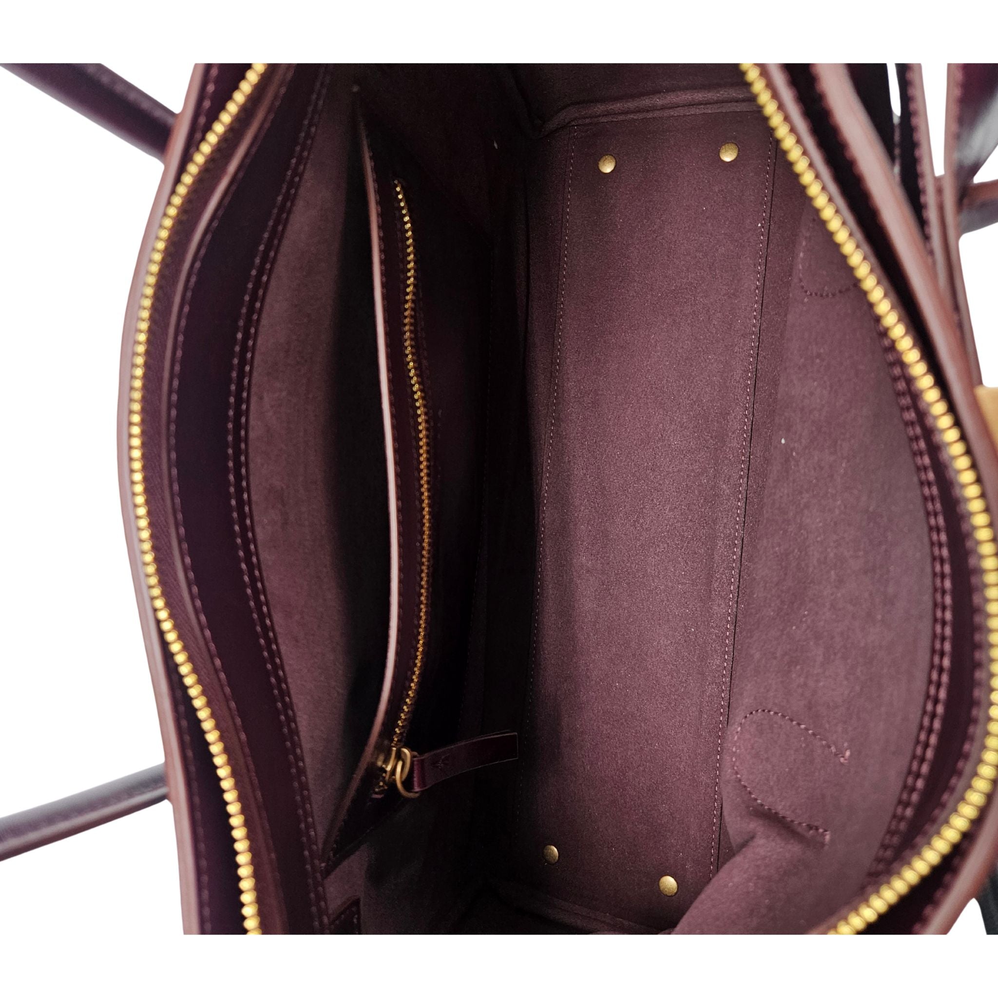 Emeralda Burgundy Leather Shoulder Bag Madison Maison handbag purse