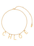 Chloe ladies The Chloé Letters Necklace gold