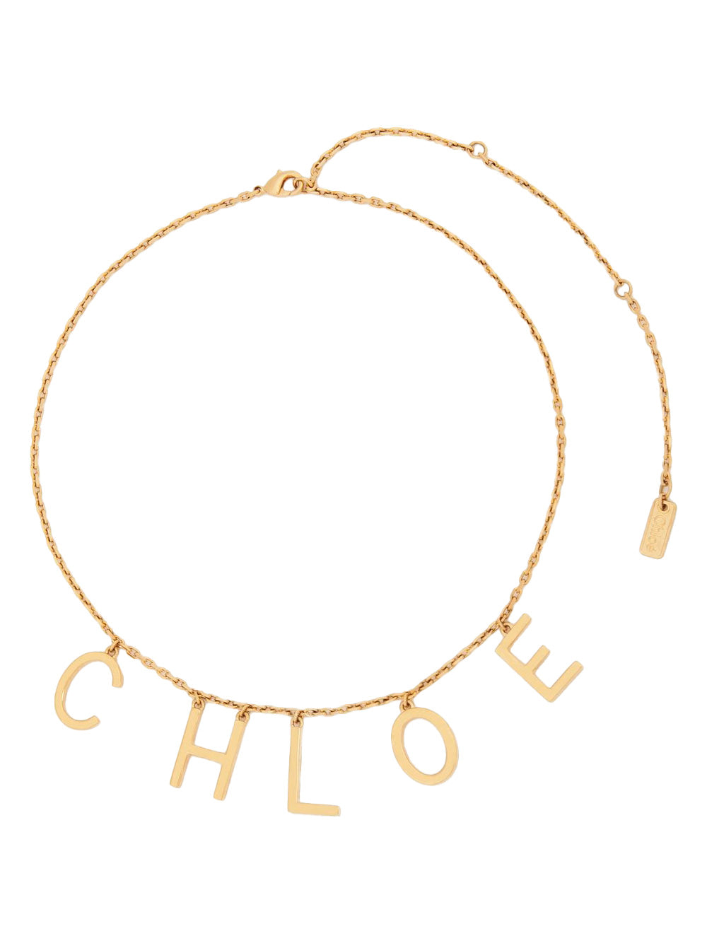 Chloe ladies The Chloé Letters Necklace gold