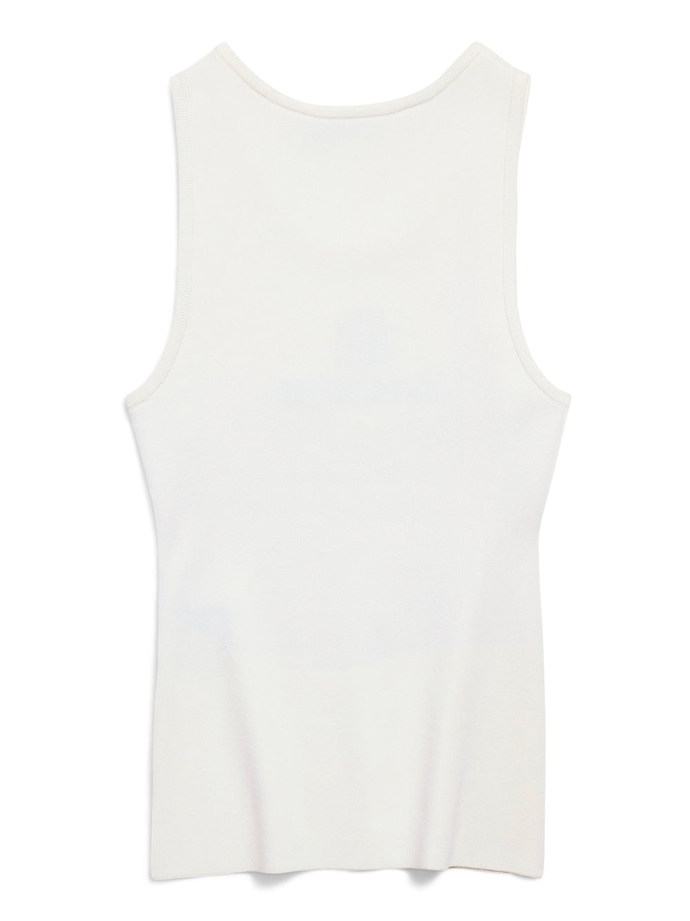 Balenciaga ladies Nano Tank Top white with black BB logo