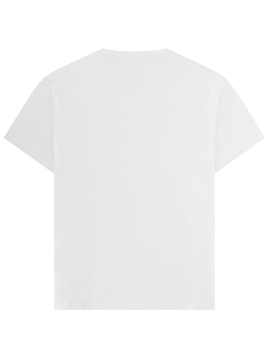 Maison Margiela Men's T-Shirt In Cotton white tee