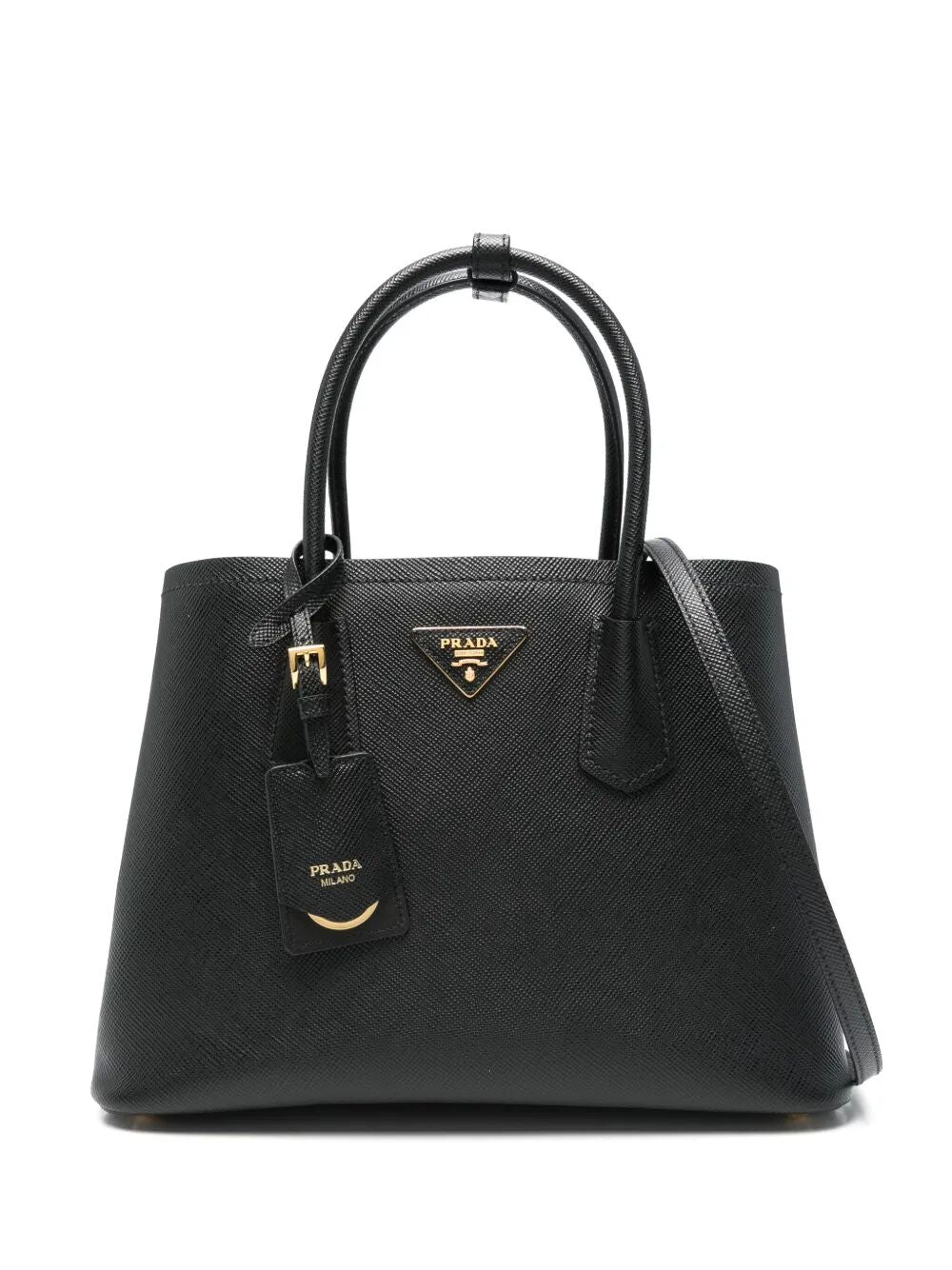 Prada Ladies Medium Prada Double Saffiano Leather Bag Purse Handbag