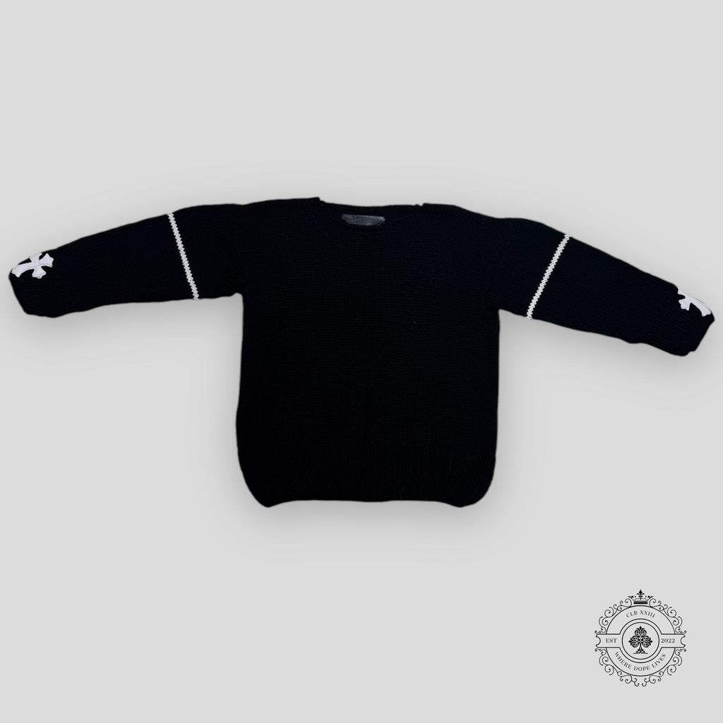 Chrome Hearts Cross Patch Knitted Sweater XL Jumper pullover Men's unisex