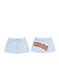 Florida State Seminoles Blue Jean Vintage Denim Mini Skirt Ladies FSU