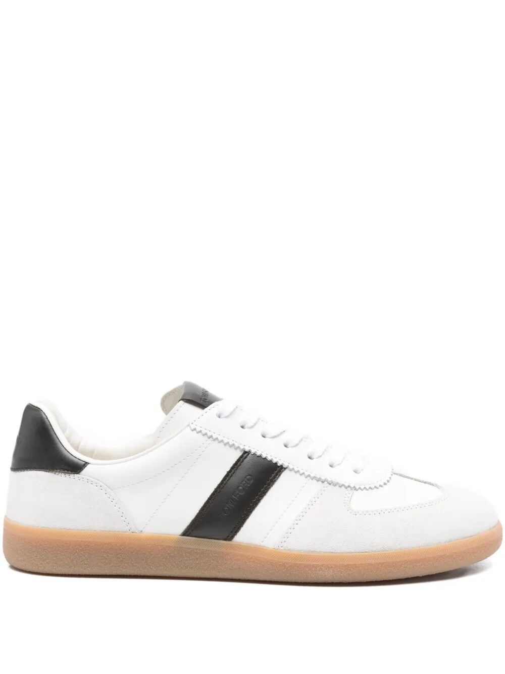 Tom Ford Men's Archer Suede Sneakers shoes black white