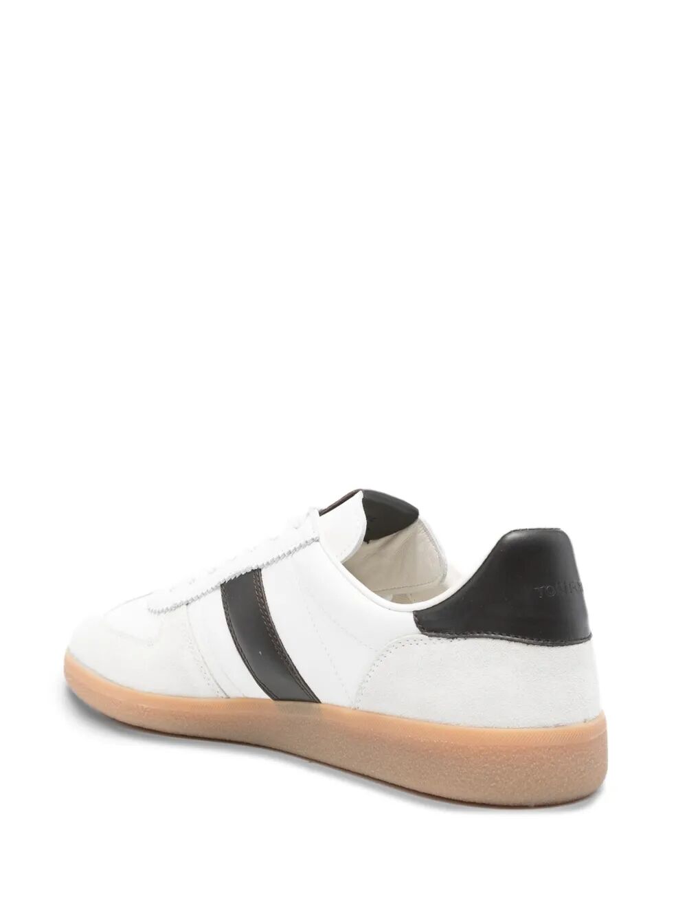 Tom Ford Men's Archer Suede Sneakers shoes black white