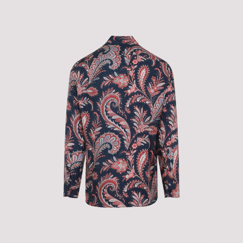 Etro Roma Shirt Men's Paisley button-up SILK casual dress