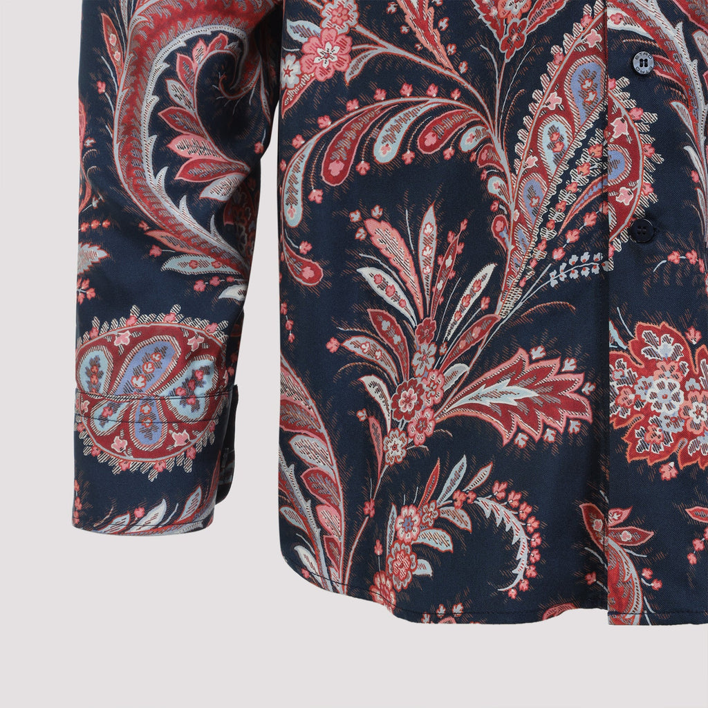 Etro Roma Shirt Men's Paisley button-up SILK casual dress