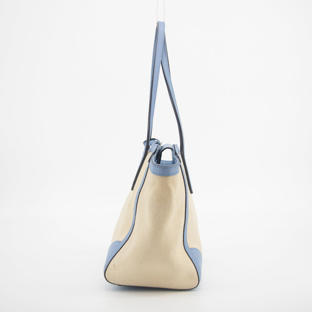 Gucci Beige x Brown Canvas Swing Tote - #1837 Handbag Purse Tote