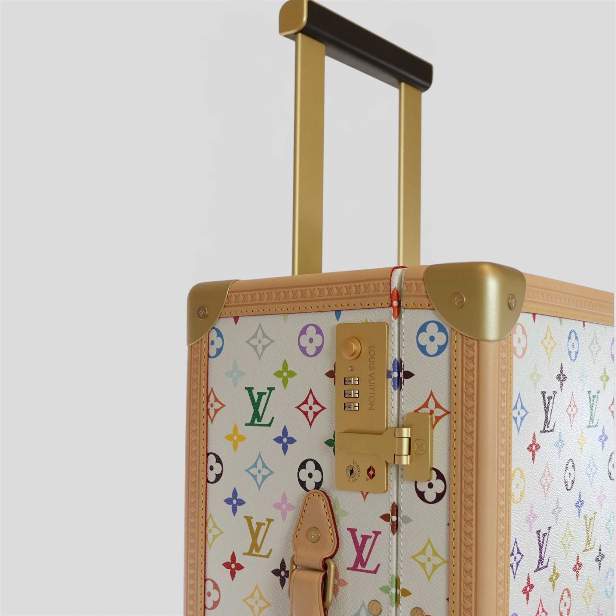 Louis Vuitton x Takashi Murakami Rolling Trunk suitcase luggage new
