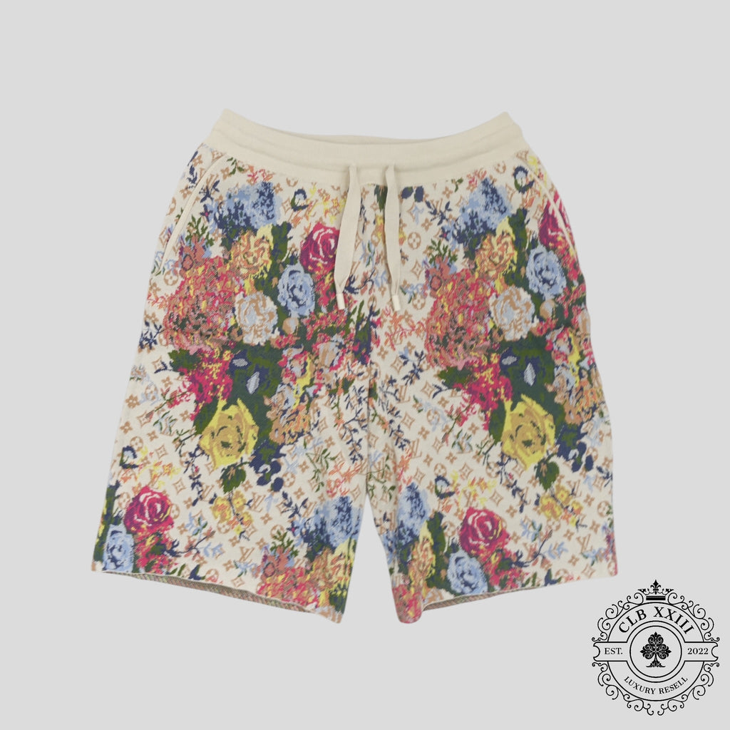 Louis Vuitton Flower Graphic Shorts in Multicolor Large unisex men's floral