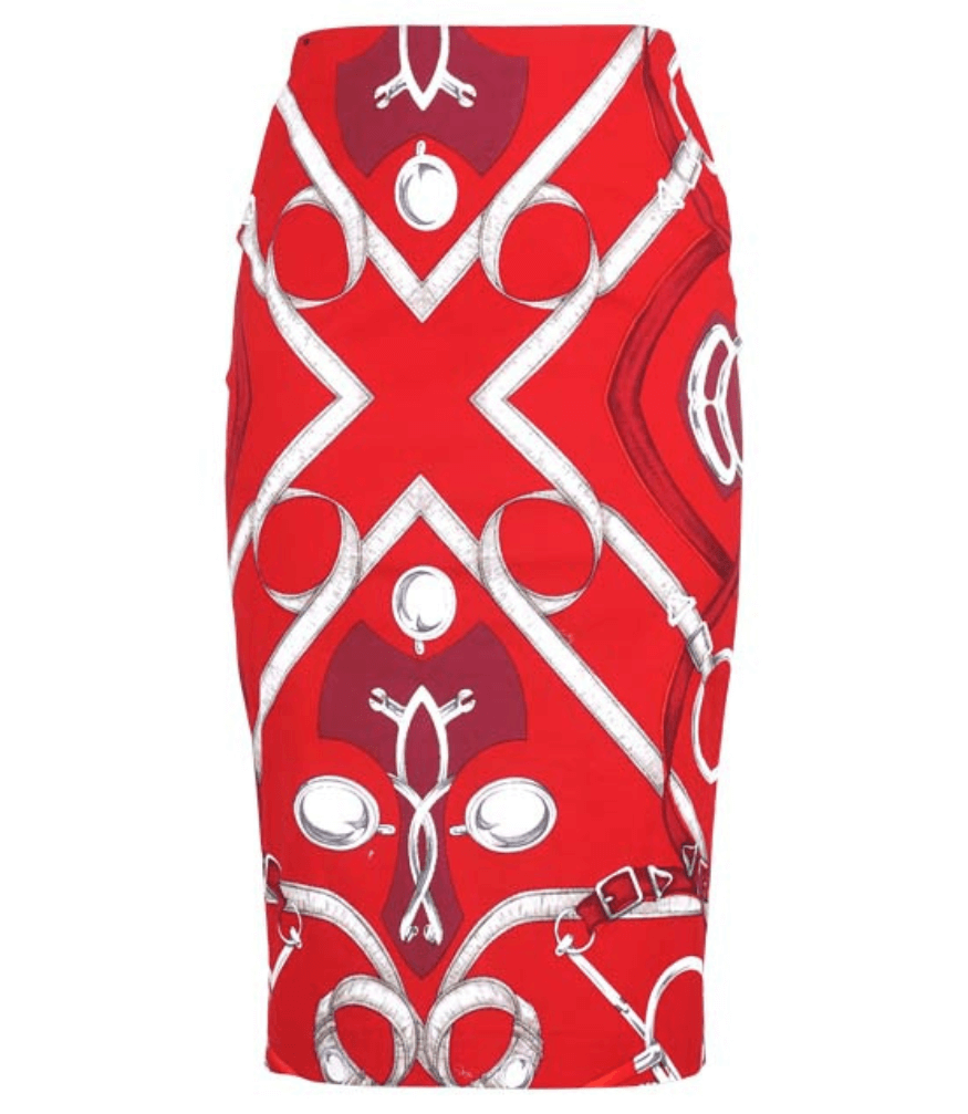 Chloe Skirt Red Long Skirt Madison Maison Secretariat Horse C's Equestrian