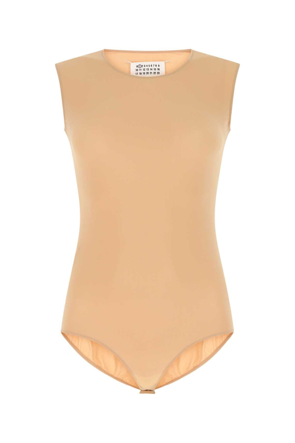 Maison Margiela ladies Skin flesh Pink Stretch Nylon Bodysuit