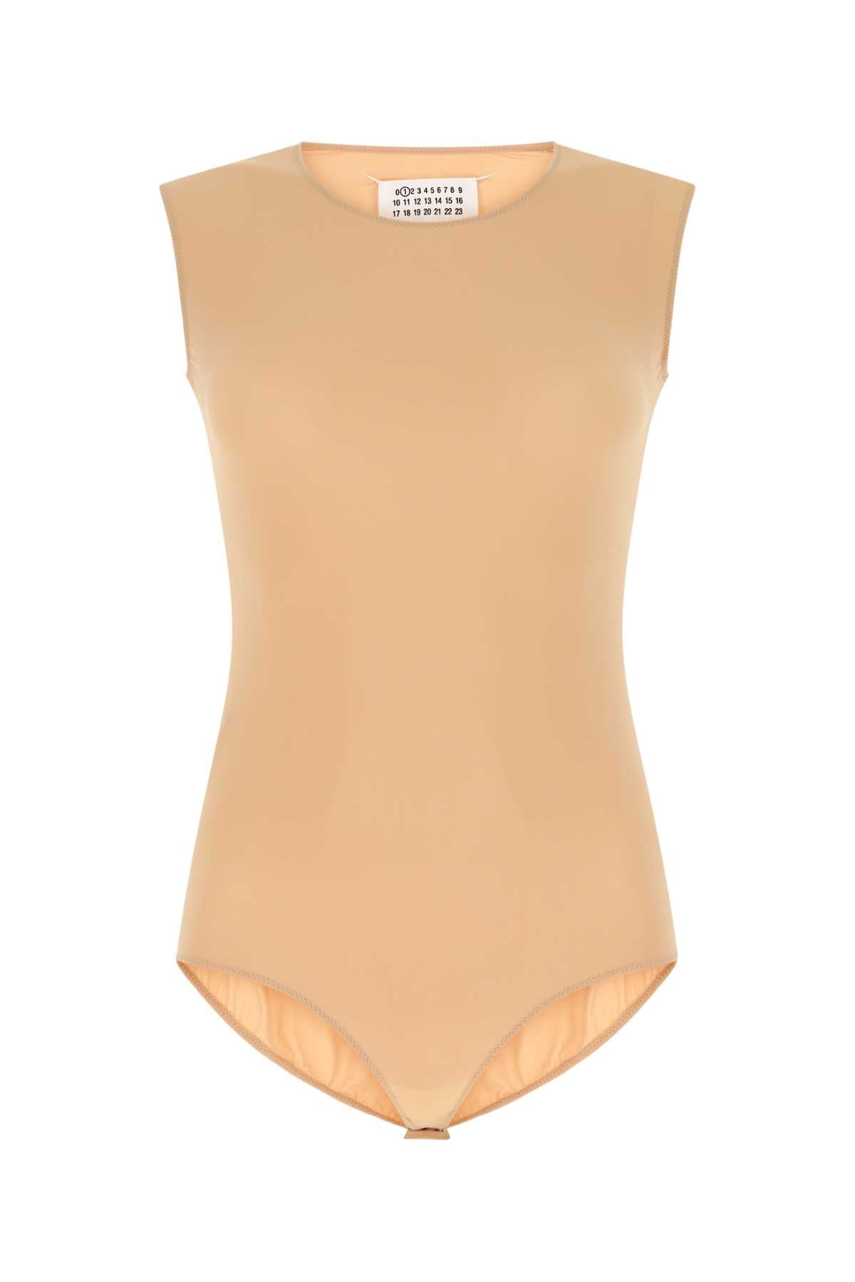 Maison Margiela ladies Skin flesh Pink Stretch Nylon Bodysuit
