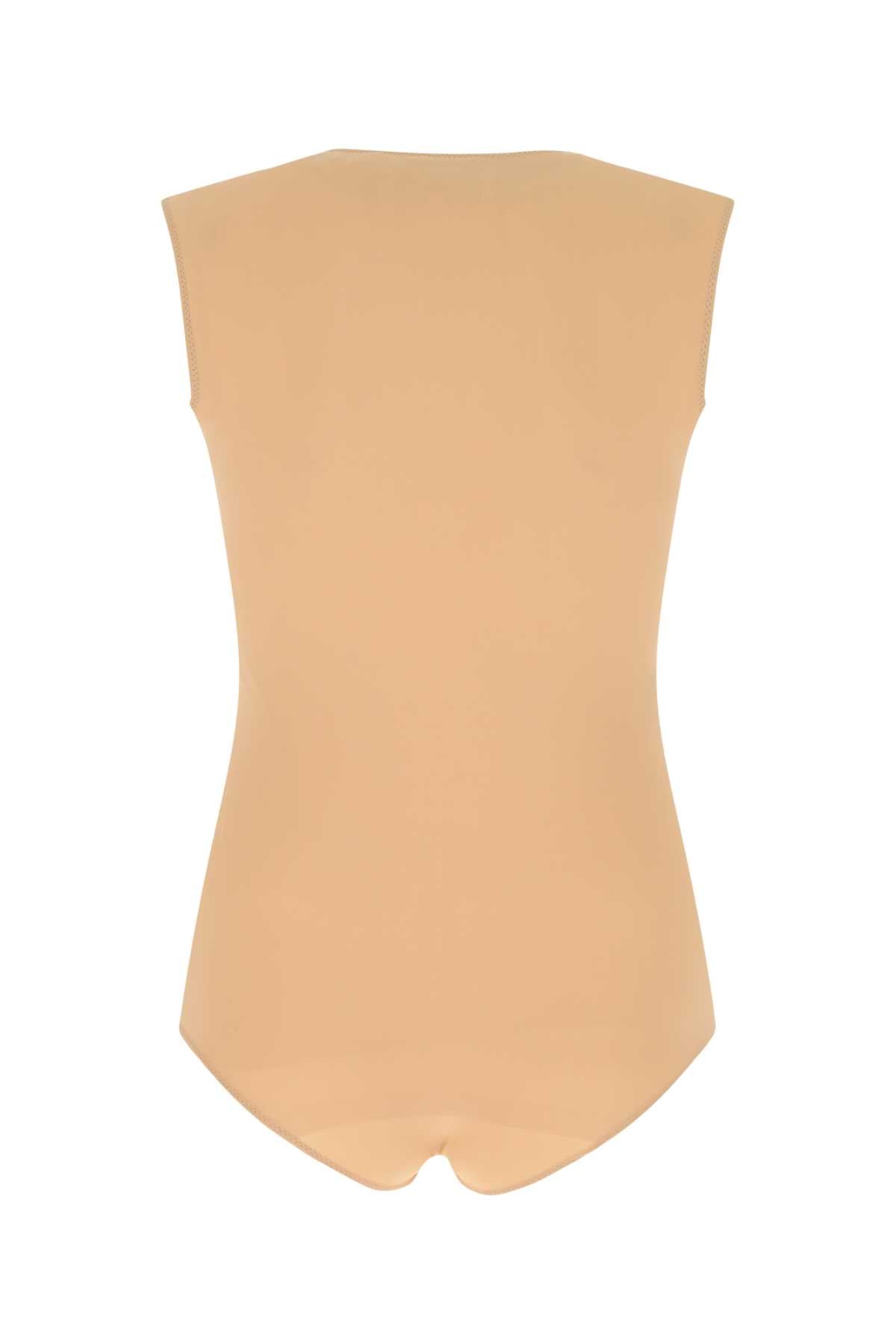 Maison Margiela ladies Skin flesh Pink Stretch Nylon Bodysuit