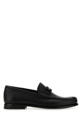 Salvatore Ferragamo Men's Black Leather Loafers shoes