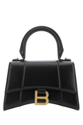 Balenciaga ladies Black Leather Xs Hourglass Handbag Purse