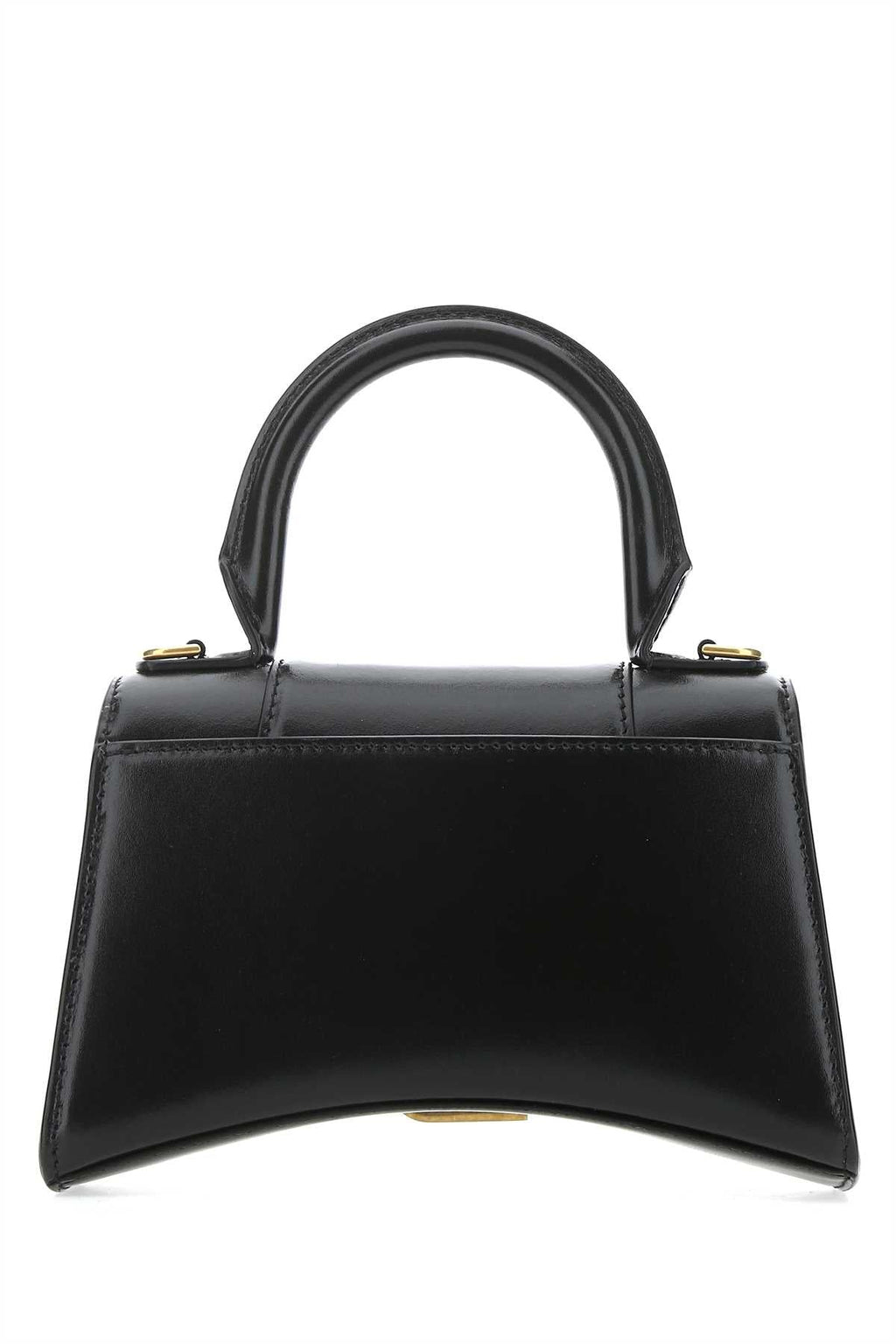 Balenciaga ladies Black Leather Xs Hourglass Handbag Purse
