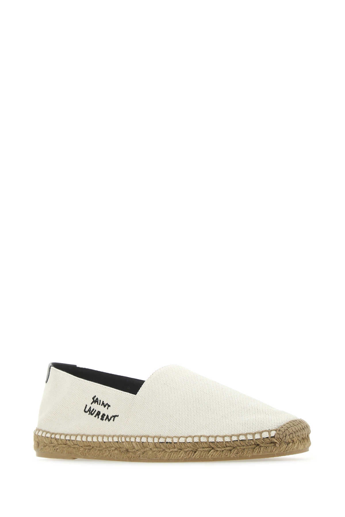 Saint Laurent Men's Espadrillas beach resort summer shoes casual off white