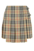 Burberry ladies Embroidered Wool Mini Skirt plaid
