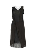 Bottega Veneta ladies Two-Tone Cotton Blend Dress cotton silk