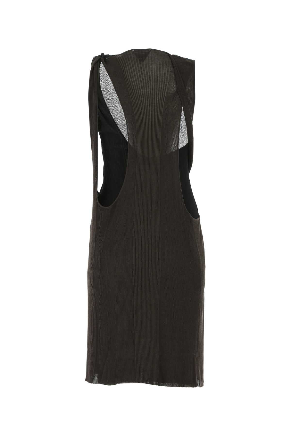 Bottega Veneta ladies Two-Tone Cotton Blend Dress cotton silk