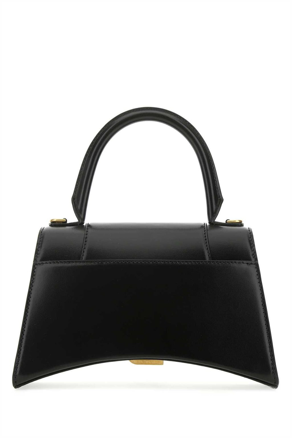 Balenciaga ladies Black Leather Small Hourglass Handbag purse